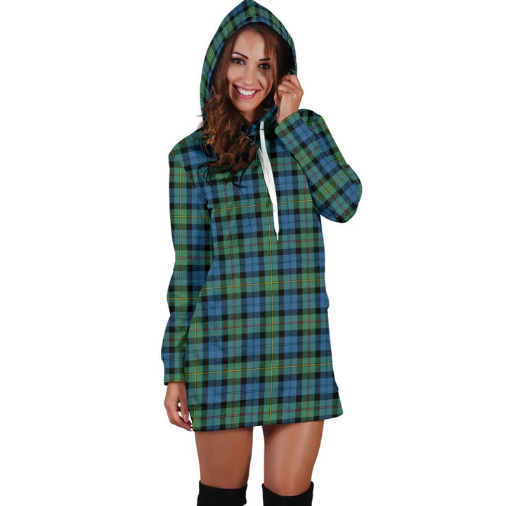 Scottish MacEwen Ancient Clan Tartan Hoodie Dress