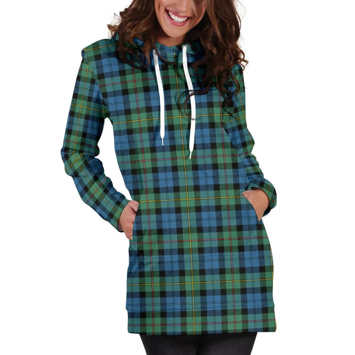 Scottish MacEwen Ancient Clan Tartan Hoodie Dress