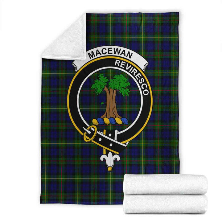 Scottish MacEwen Clan Crest Tartan Blanket Tartan Plaid 1