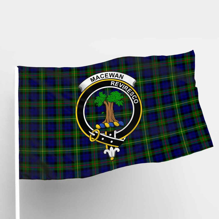 Scottish MacEwen Clan Crest Tartan Flag Parade Tartan Plaid 1