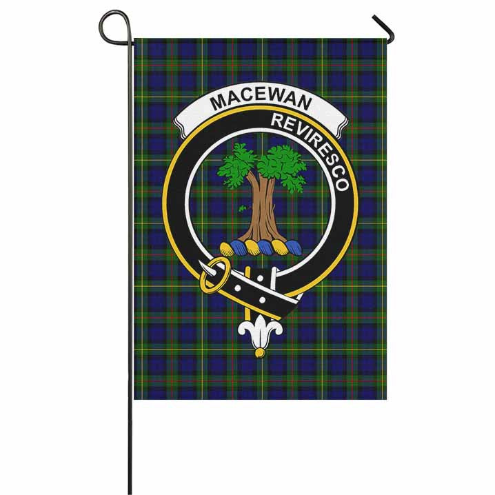 Scottish MacEwen Clan Crest Tartan Garden Flag Tartan Plaid 1