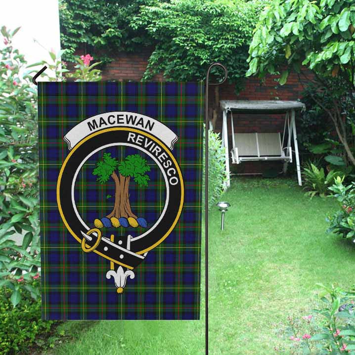 Scottish MacEwen Clan Crest Tartan Garden Flag Tartan Plaid 2
