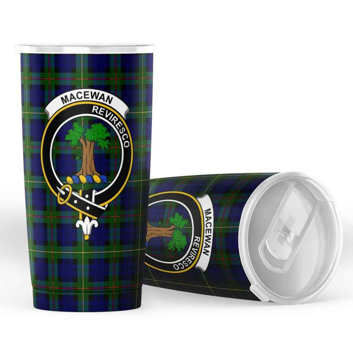 Scottish MacEwen Clan Crest Tartan Insulated Tumbler Tartan Plaid 4