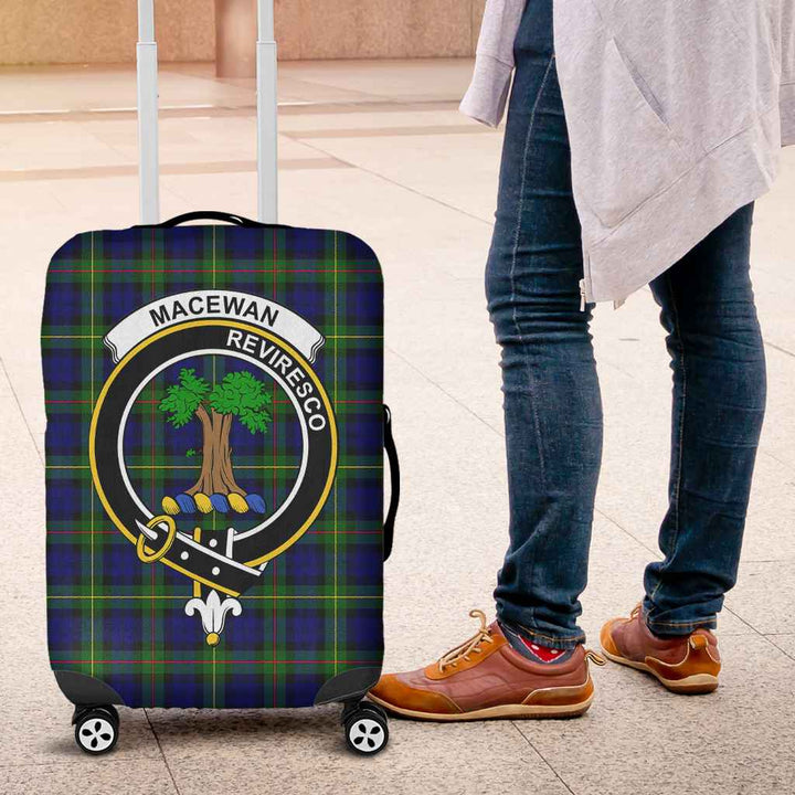 Scottish MacEwen Clan Crest Tartan Luggage Cover Tartan Plaid 4