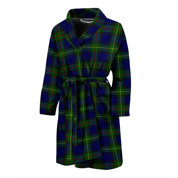 Scottish MacEwen Modern Clan Tartan Bathrobe 2