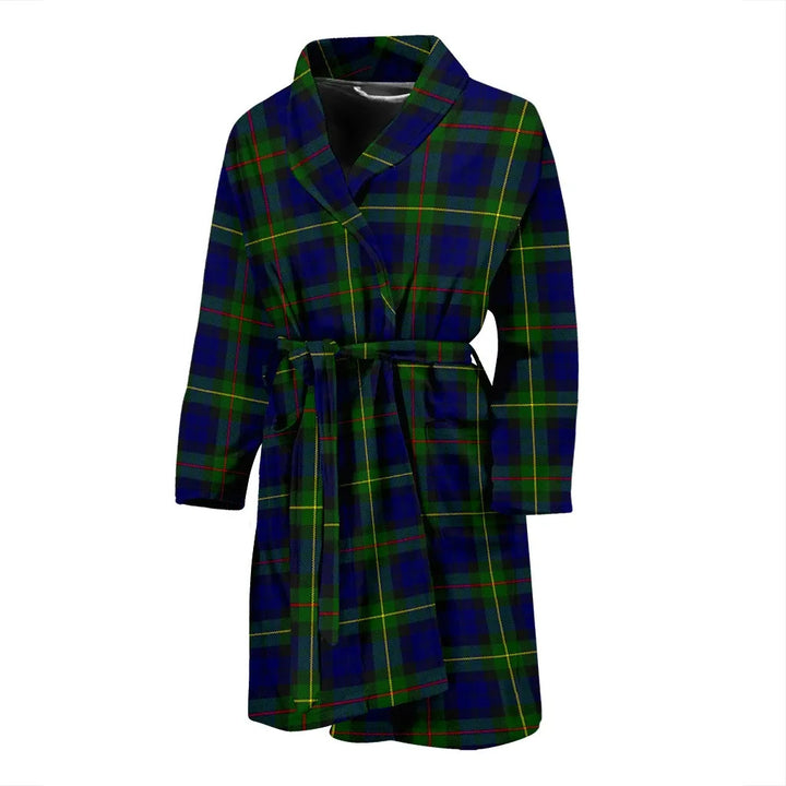 Scottish MacEwen Modern Clan Tartan Bathrobe 1