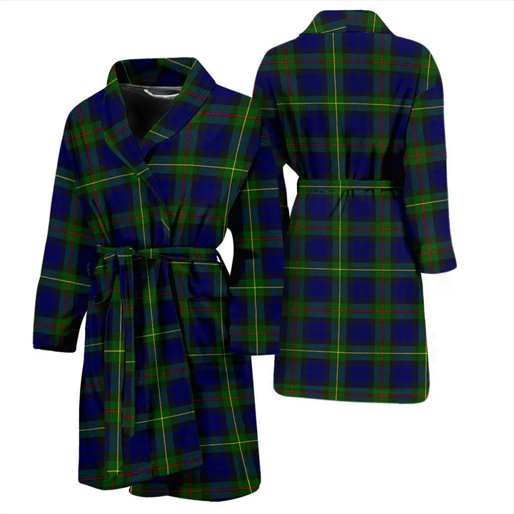 Scottish MacEwen Modern Clan Tartan Bathrobe 3
