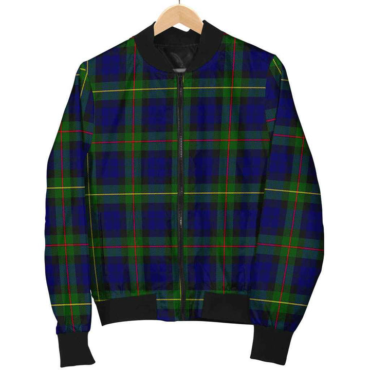 Scottish MacEwen Modern Clan Tartan Bomber Jacket Tartan Plaid 1