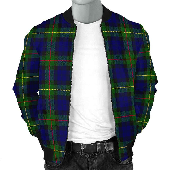 Scottish MacEwen Modern Clan Tartan Bomber Jacket Tartan Plaid 2