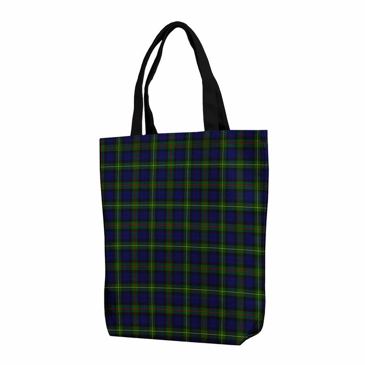 Scottish MacEwen Modern Clan Tartan Canvas Bag With Shoulder Strap Tartan Plaid 1