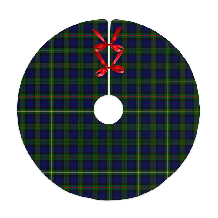Scottish MacEwen Modern Clan Tartan Christmas Tree Skirt No Tassels 1 Tartan Plaid