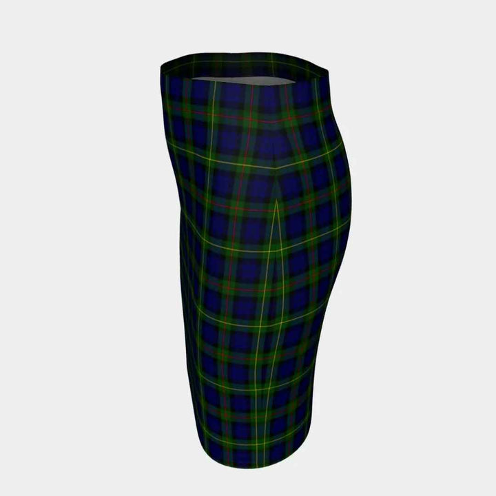 Scottish MacEwen Modern Clan Tartan Fitted Skirt Tartan Plaid 2