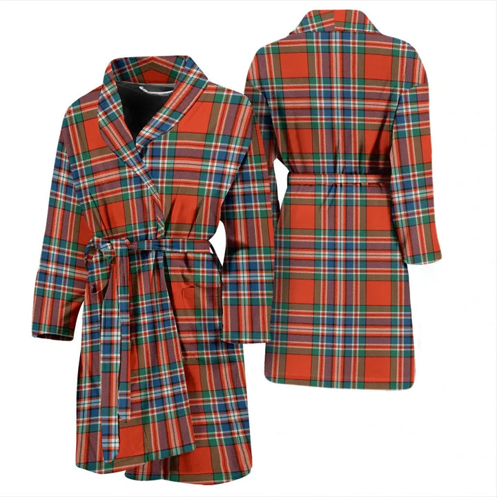 Scottish MacFarlane Ancient Clan Tartan Bathrobe 3
