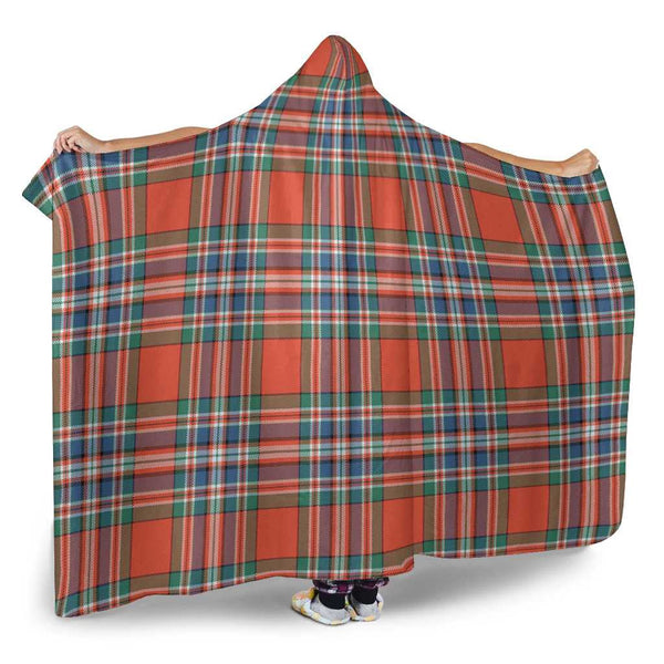 Scottish MacFarlane Ancient Clan Tartan Hooded Blanket Tartan Plaid 2