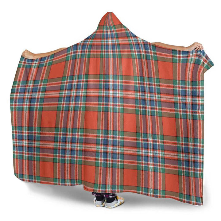 Scottish MacFarlane Ancient Clan Tartan Hooded Blanket Tartan Plaid 3