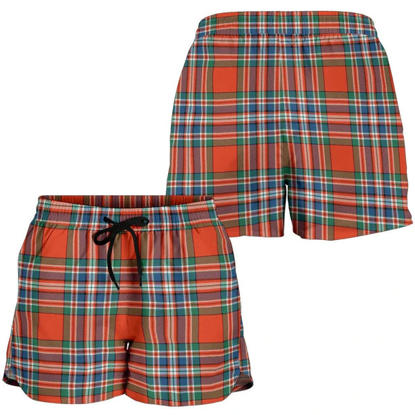 Scottish MacFarlane Ancient Clan Tartan Women Shorts