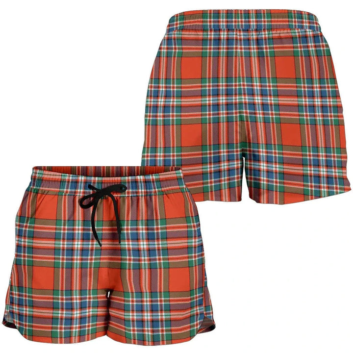 Scottish MacFarlane Ancient Clan Tartan Women Shorts