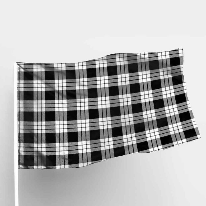 Scottish MacFarlane Black & White Clan Tartan Flag Parade Tartan Plaid 1