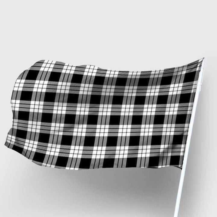 Scottish MacFarlane Black & White Clan Tartan Flag Parade Tartan Plaid 2