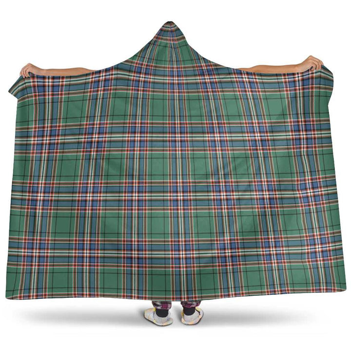 Scottish MacFarlane Hunting Ancient Clan Tartan Hooded Blanket Tartan Plaid 1