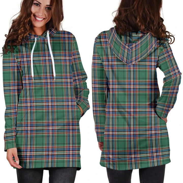 Scottish MacFarlane Hunting Ancient Clan Tartan Hoodie Dress