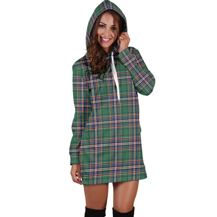 Scottish MacFarlane Hunting Ancient Clan Tartan Hoodie Dress
