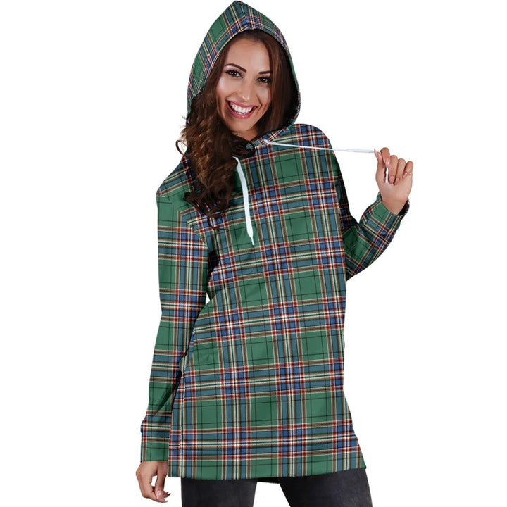 Scottish MacFarlane Hunting Ancient Clan Tartan Hoodie Dress