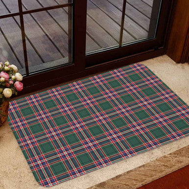 Scottish MacFarlane Hunting Modern Clan Tartan Door Mat Tartan Plaid 1
