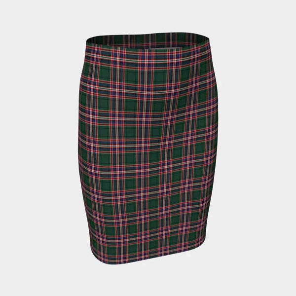 Scottish MacFarlane Hunting Modern Clan Tartan Fitted Skirt Tartan Plaid 1