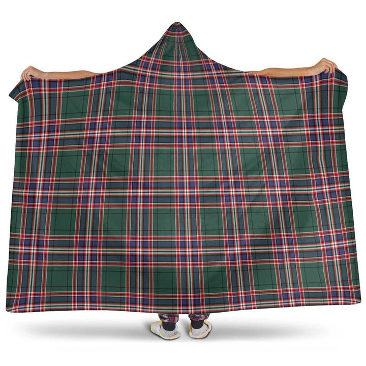 Scottish MacFarlane Hunting Modern Clan Tartan Hooded Blanket Tartan Plaid 1