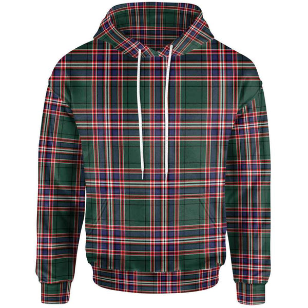 Scottish MacFarlane Hunting Modern Clan Tartan Hoodie Front Side Tartan Plaid