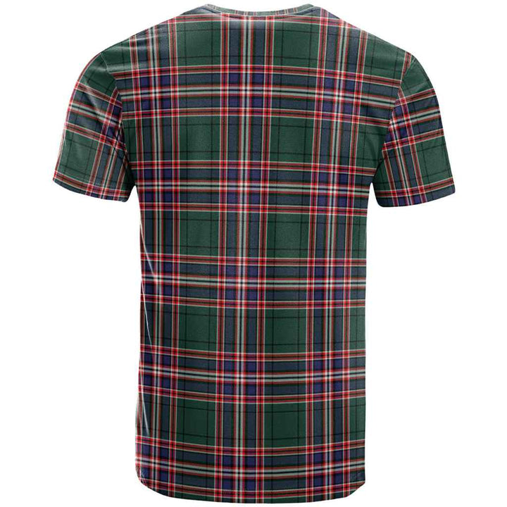 Scottish MacFarlane Hunting Modern Clan Tartan T-Shirt Back Side Tartan Plaid