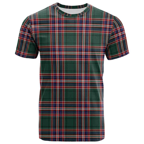 Scottish MacFarlane Hunting Modern Clan Tartan T-Shirt Front Side Tartan Plaid