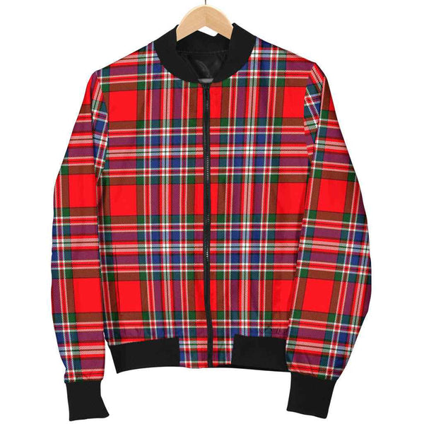 Scottish MacFarlane Modern Clan Tartan Bomber Jacket Tartan Plaid 1