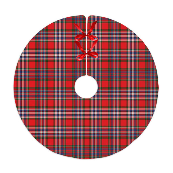 Scottish MacFarlane Modern Clan Tartan Christmas Tree Skirt No Tassels 1 Tartan Plaid