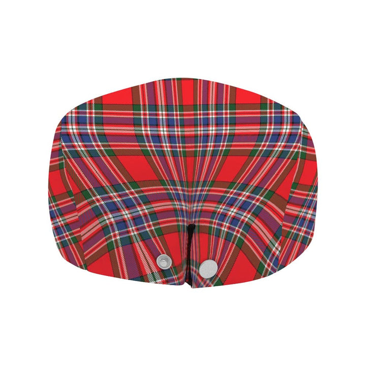 Scottish MacFarlane Modern Clan Tartan Flat Cap Tartan Plaid 4