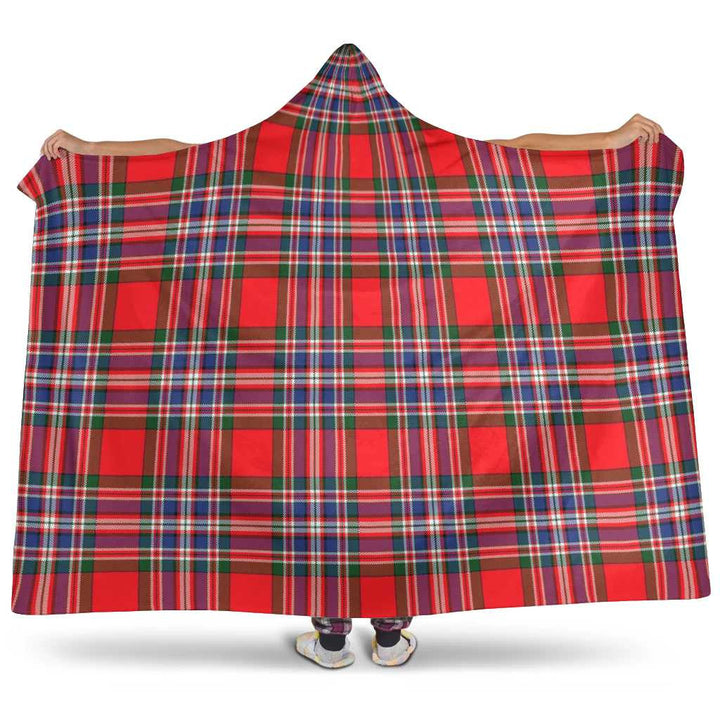 Scottish MacFarlane Modern Clan Tartan Hooded Blanket Tartan Plaid 1