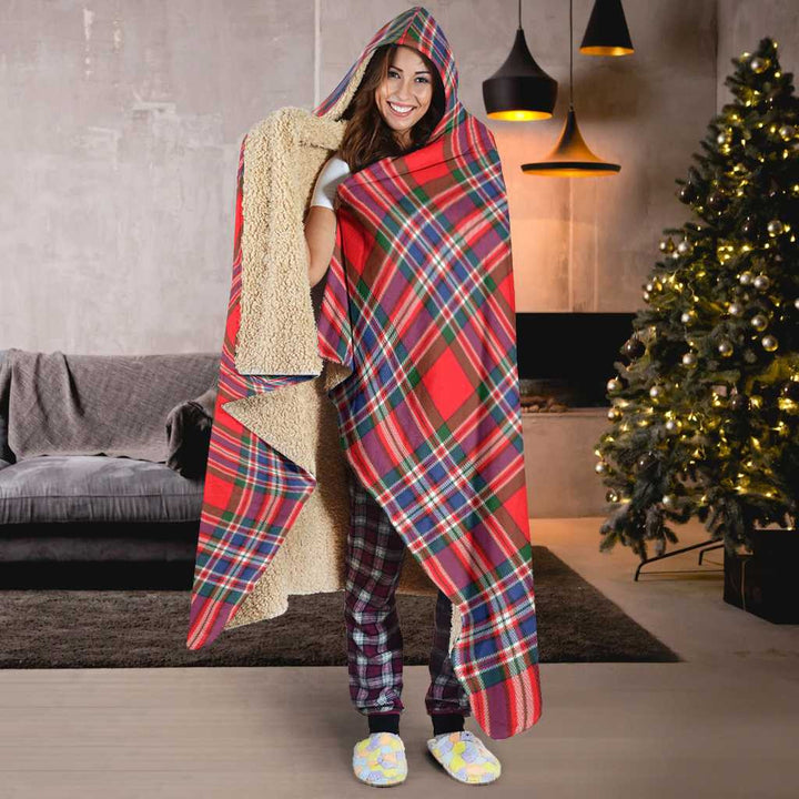 Scottish MacFarlane Modern Clan Tartan Hooded Blanket Tartan Plaid 6