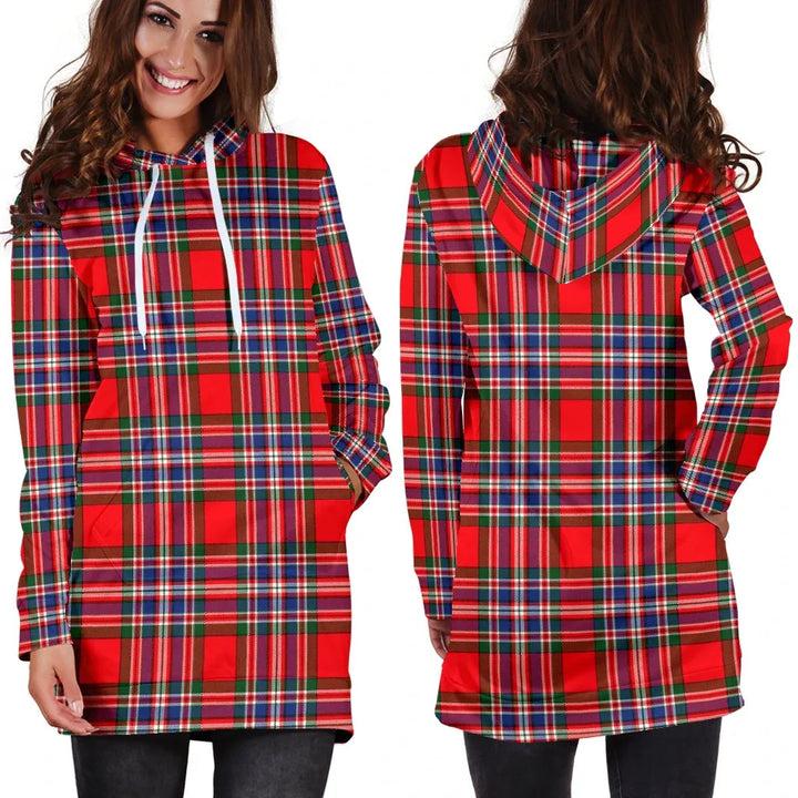 Scottish MacFarlane Modern Clan Tartan Hoodie Dress