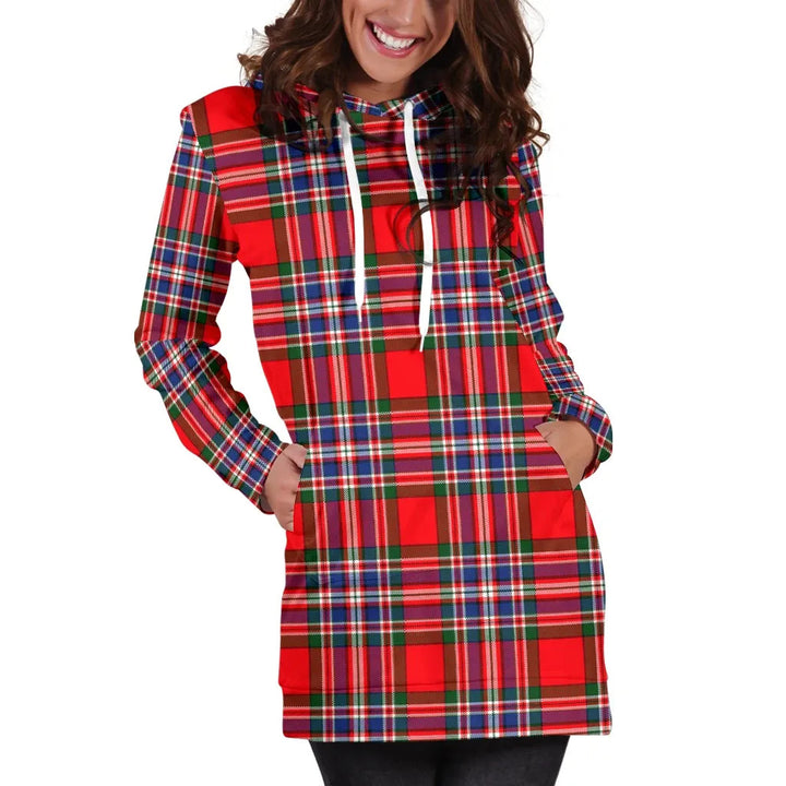 Scottish MacFarlane Modern Clan Tartan Hoodie Dress