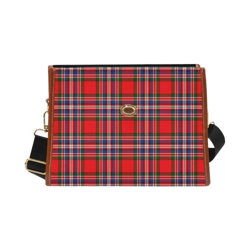 Scottish MacFarlane Modern Clan Tartan Waterproof Canvas Bag Tartan Plaid 2