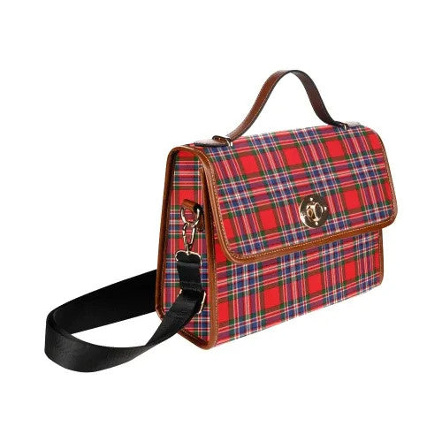 Scottish MacFarlane Modern Clan Tartan Waterproof Canvas Bag Tartan Plaid 3