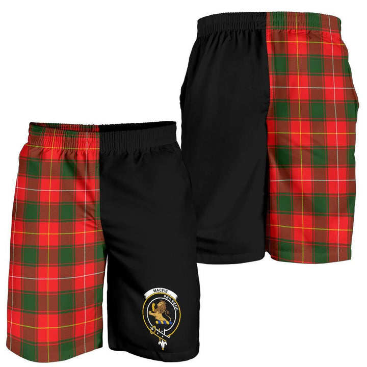 Scottish MacFie Clan Crest Tartan Half of Me Men's Shorts
