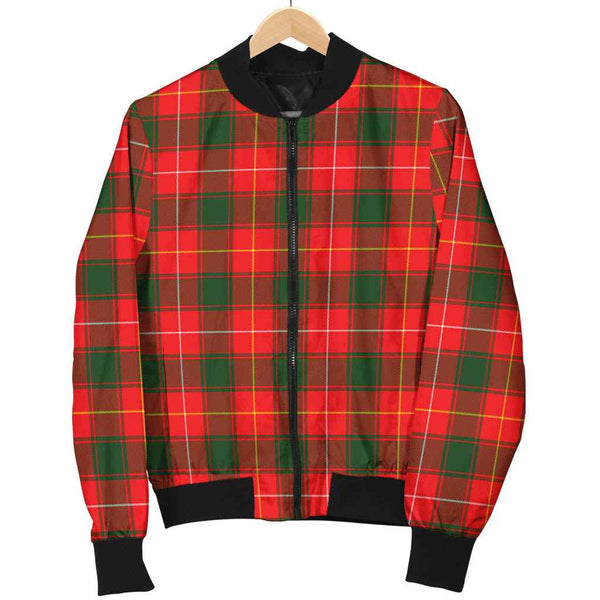 Scottish MacFie Clan Tartan Bomber Jacket Tartan Plaid 1