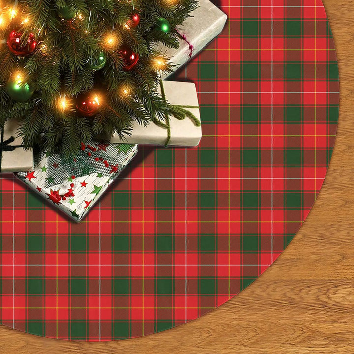 Scottish MacFie Clan Tartan Christmas Tree Skirt No Tassels 2 Tartan Plaid