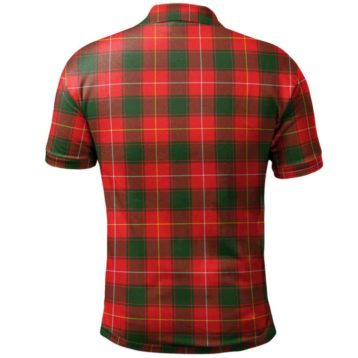 Scottish MacFie Clan Tartan Polo Shirt Back Side Tartan Plaid