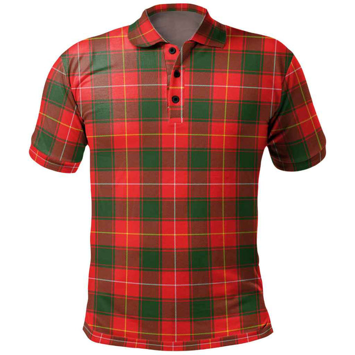 Scottish MacFie Clan Tartan Polo Shirt Front Side Tartan Plaid