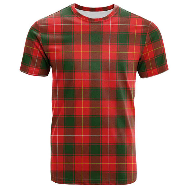 Scottish MacFie Clan Tartan T-Shirt Front Side Tartan Plaid