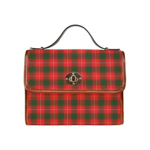 Scottish MacFie Clan Tartan Waterproof Canvas Bag Tartan Plaid 1