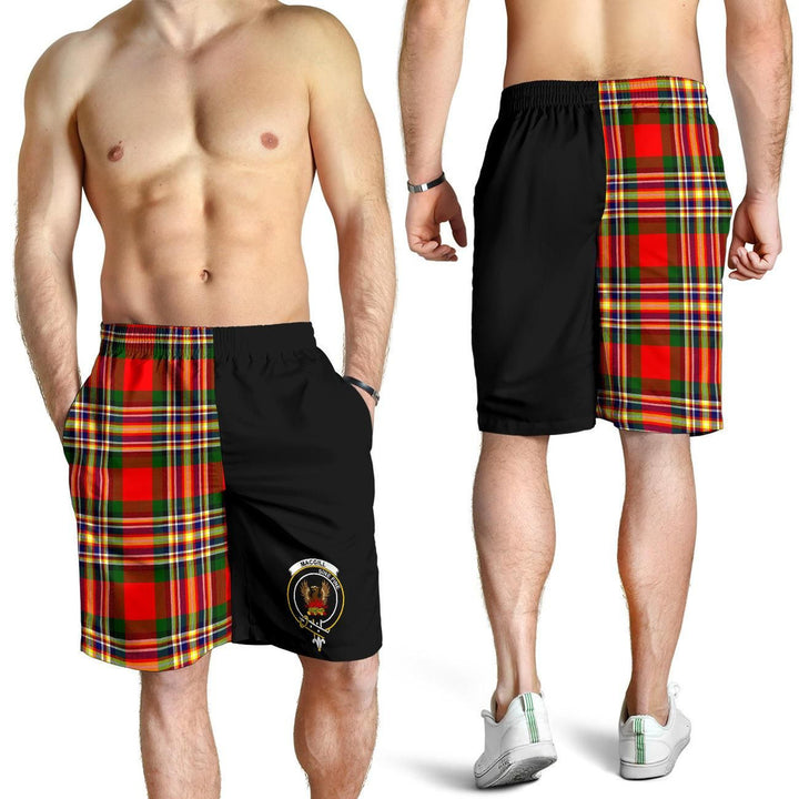 Scottish MacGill Clan Crest Tartan Half of Me Men's Shorts